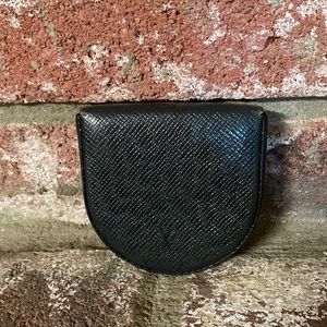 Louis Vuitton Vintage Rare Black Coin Purse